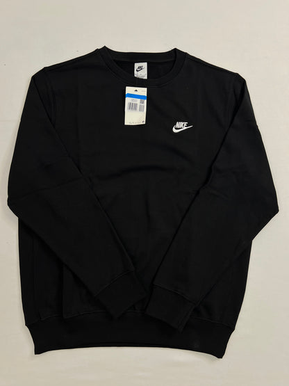 Nike Crni Duks Bez Kapuljače sa Basic Logom