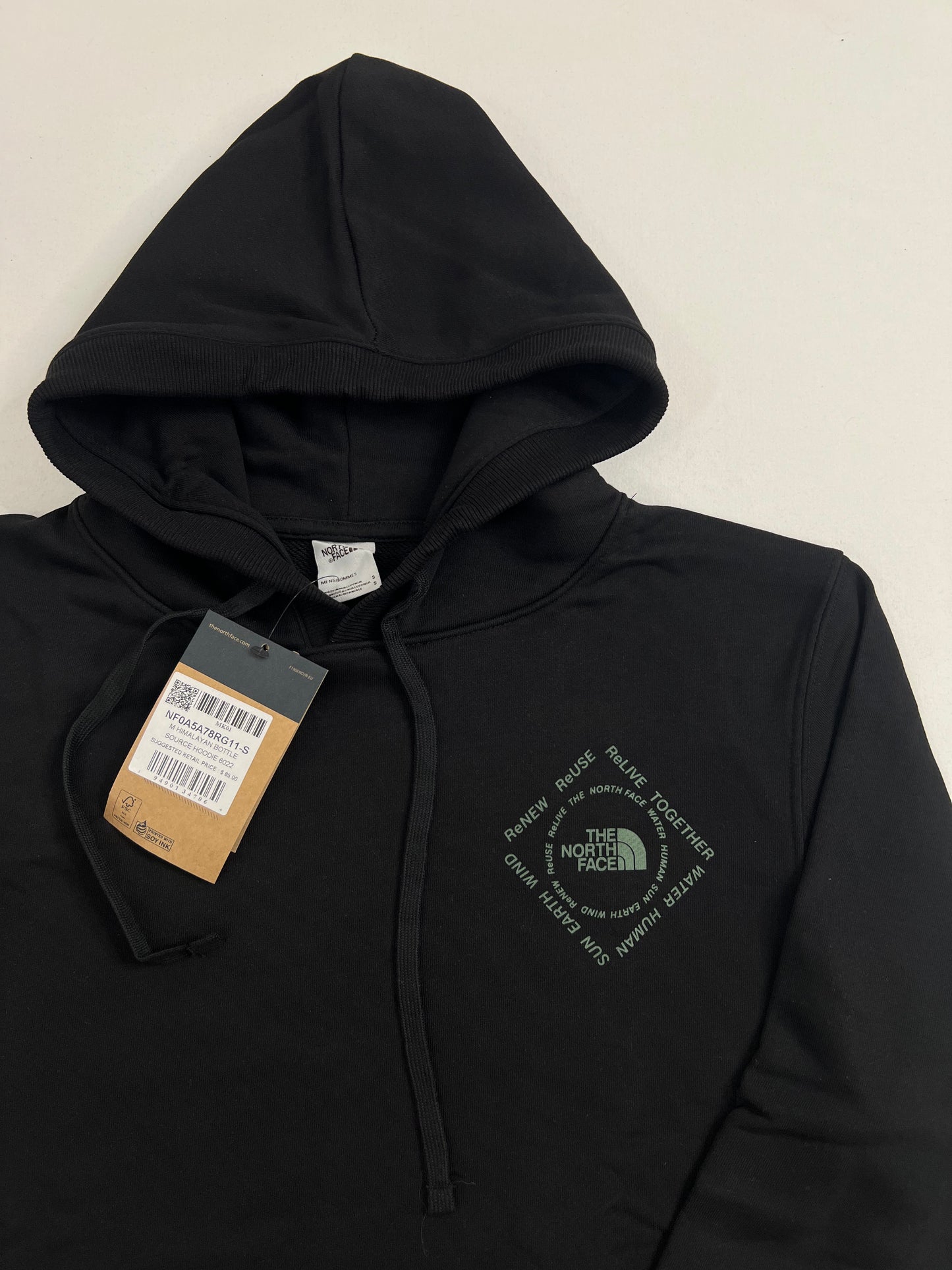The North Face Crni Duks sa 4 Element Back Printom