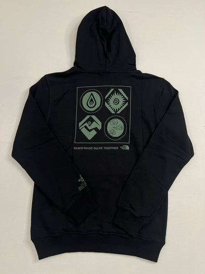 The North Face Crni Duks sa 4 Element Back Printom
