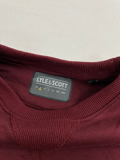 Lyle & Scott Sport Bordo Duks sa Basic Gumenim Logom