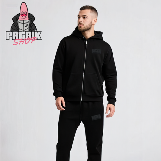 Emporio Armani EA7 Crni Komplet sa EA7 Gumenim Logom SS2026