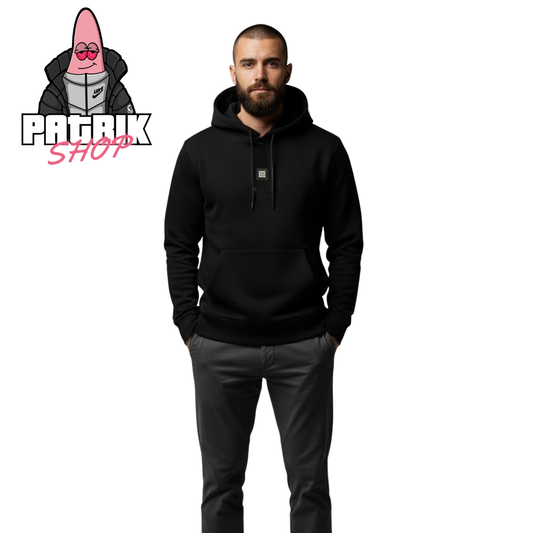 HUGO Crni Duks sa Belim Minimalistic Logom