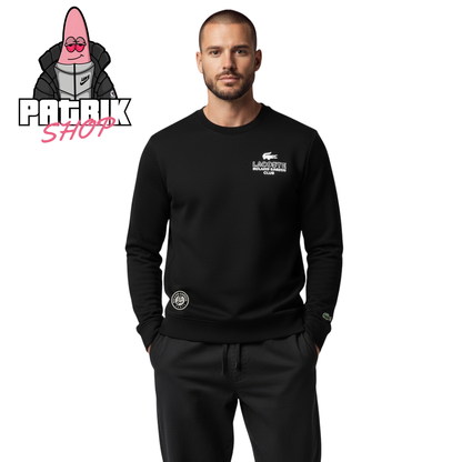 Lacoste x Roland Garros Crni Duks sa Printom na Leđima