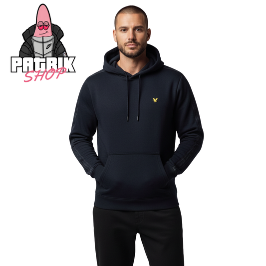 Lyle & Scott Sport Teget Duks sa Logom i Textom na Rukavima