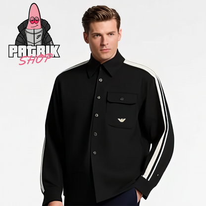 Emporio Armani EA7 Crna Sportska-Elegantna Košulja/Kaput SS2026
