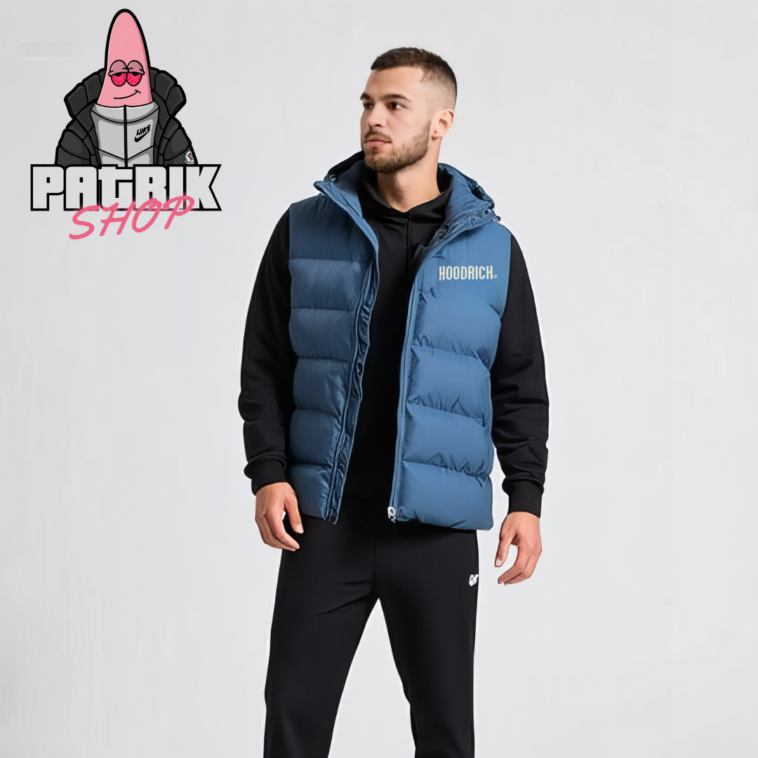 HOODRICH Baby Blue Prsluk sa Back Printom