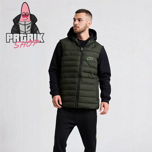 Lacoste Maslinasti Prsluk sa Basic Logom