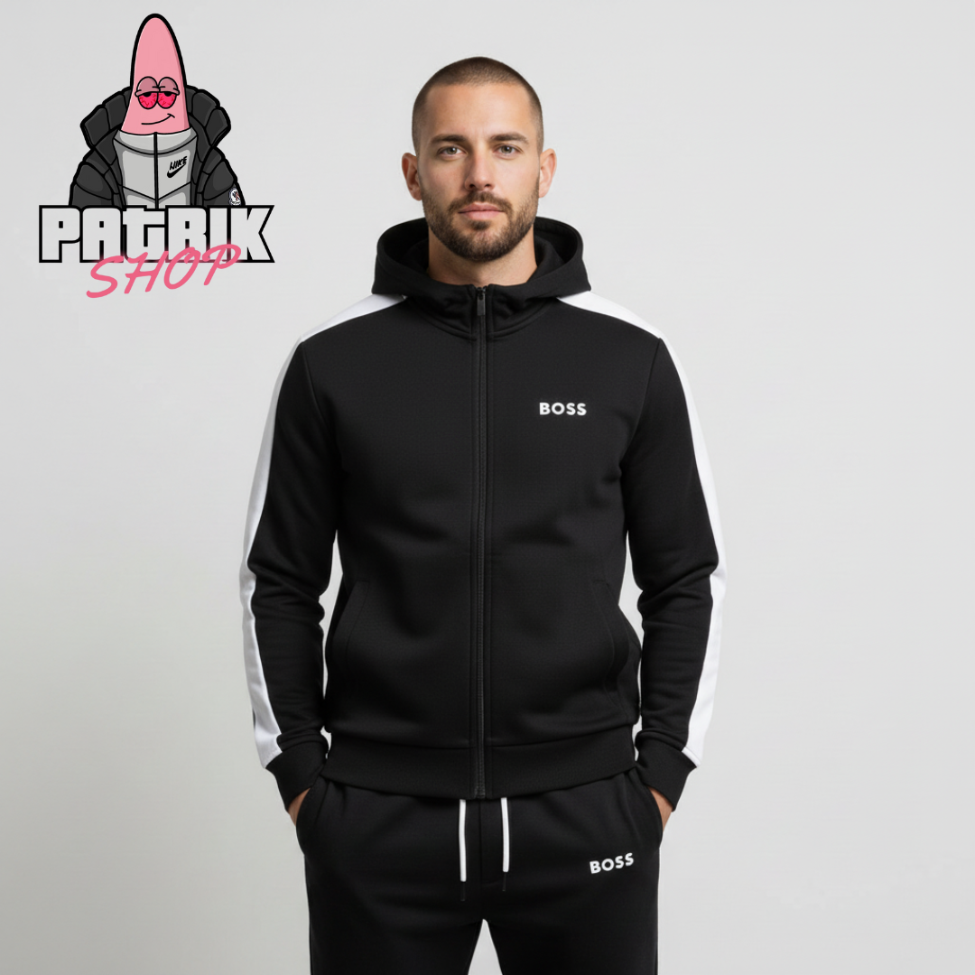 BOSS Crni Komplet sa Belim Detaljima SS2026