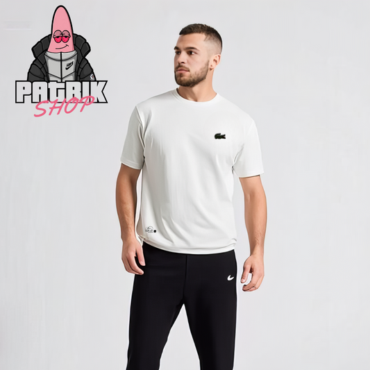 Lacoste Bela Majica sa Miami Beach Printom na Leđima