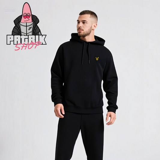 Lyle & Scott Crni Duks sa Kapuljačom