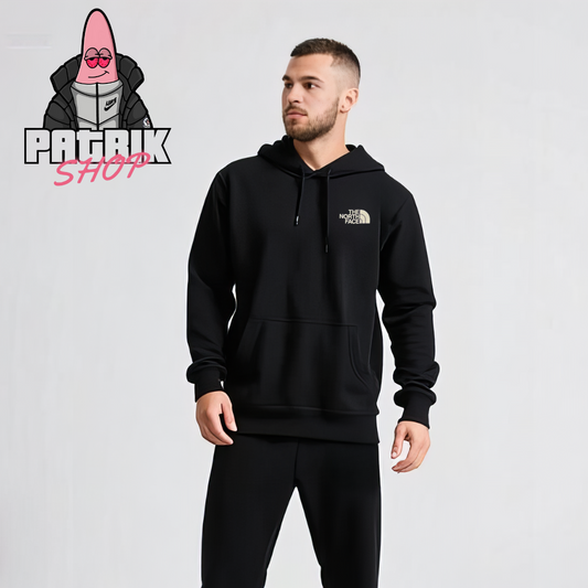 The North Face Crni Duks sa Neon Mountain Logo Printom na Leđima