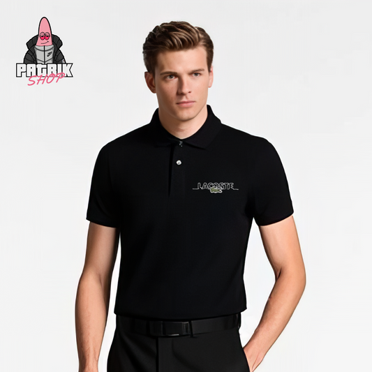 Lacoste Made in France Crna Majica Classic Fit