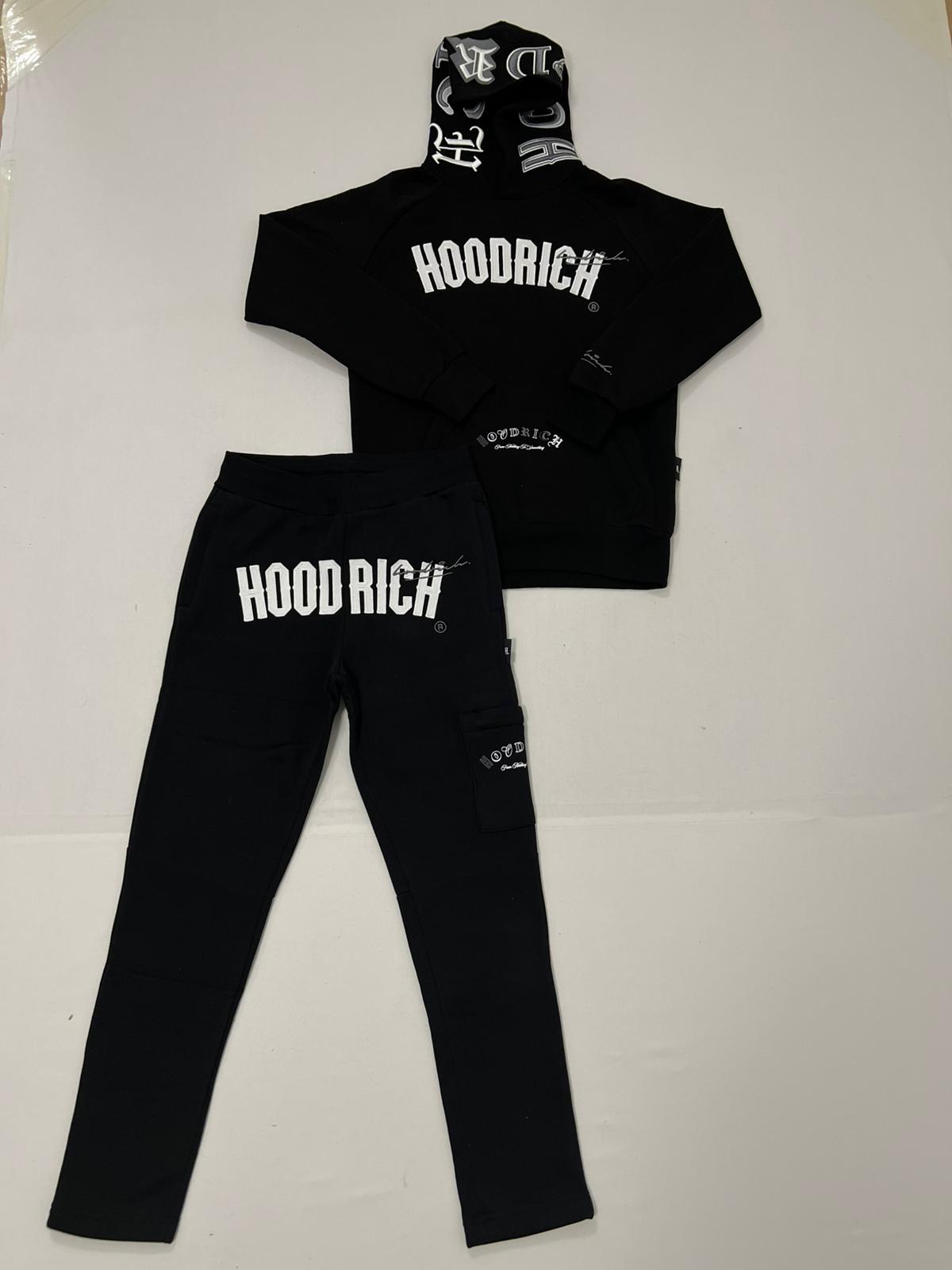 HOODRICH Crni Komplet sa Big Logom