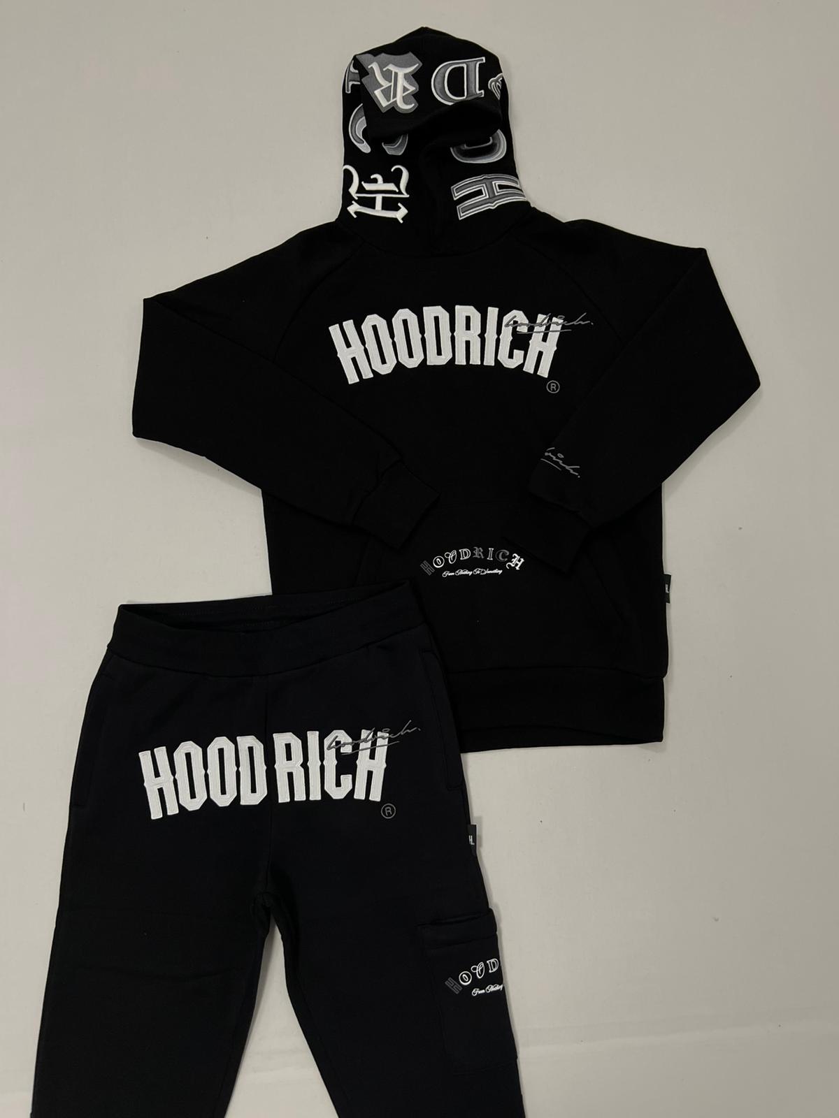 HOODRICH Crni Komplet sa Big Logom