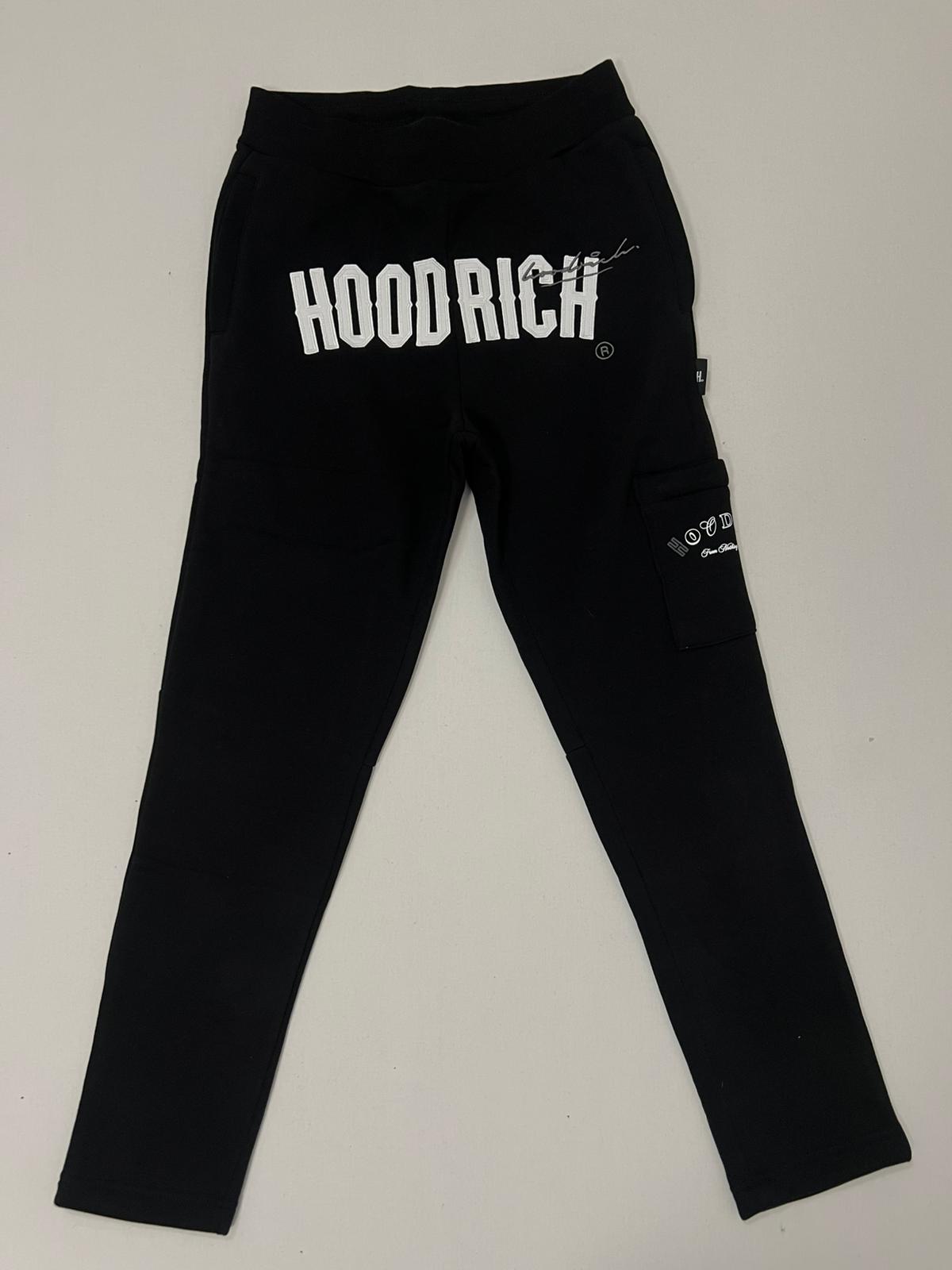 HOODRICH Crni Komplet sa Big Logom