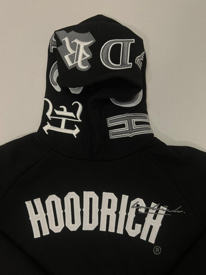 HOODRICH Crni Komplet sa Big Logom
