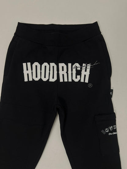 HOODRICH Crni Komplet sa Big Logom