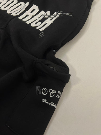 HOODRICH Crni Komplet sa Big Logom