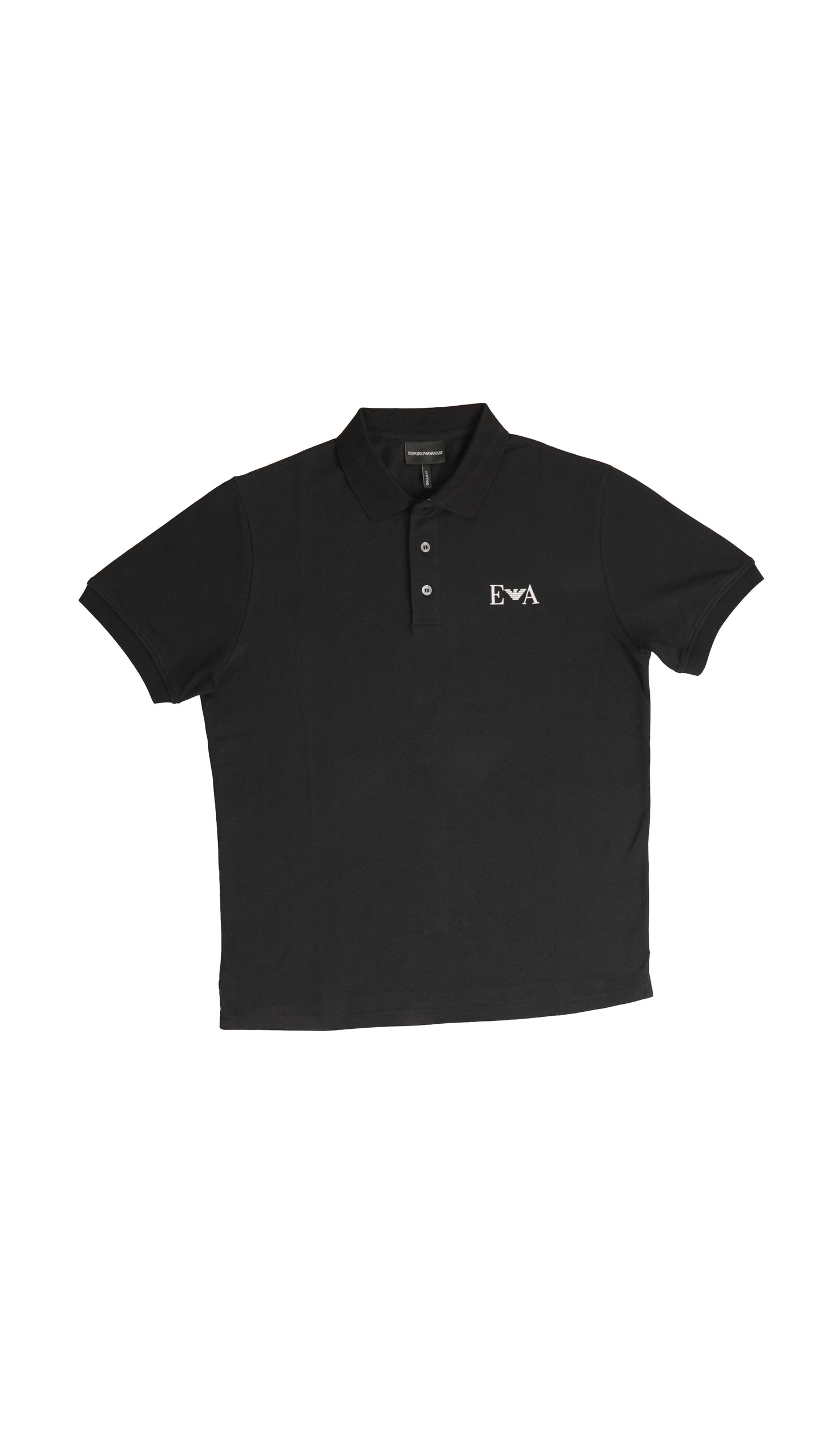 Emporio Armani EA7 Crna Majica na Kragnu