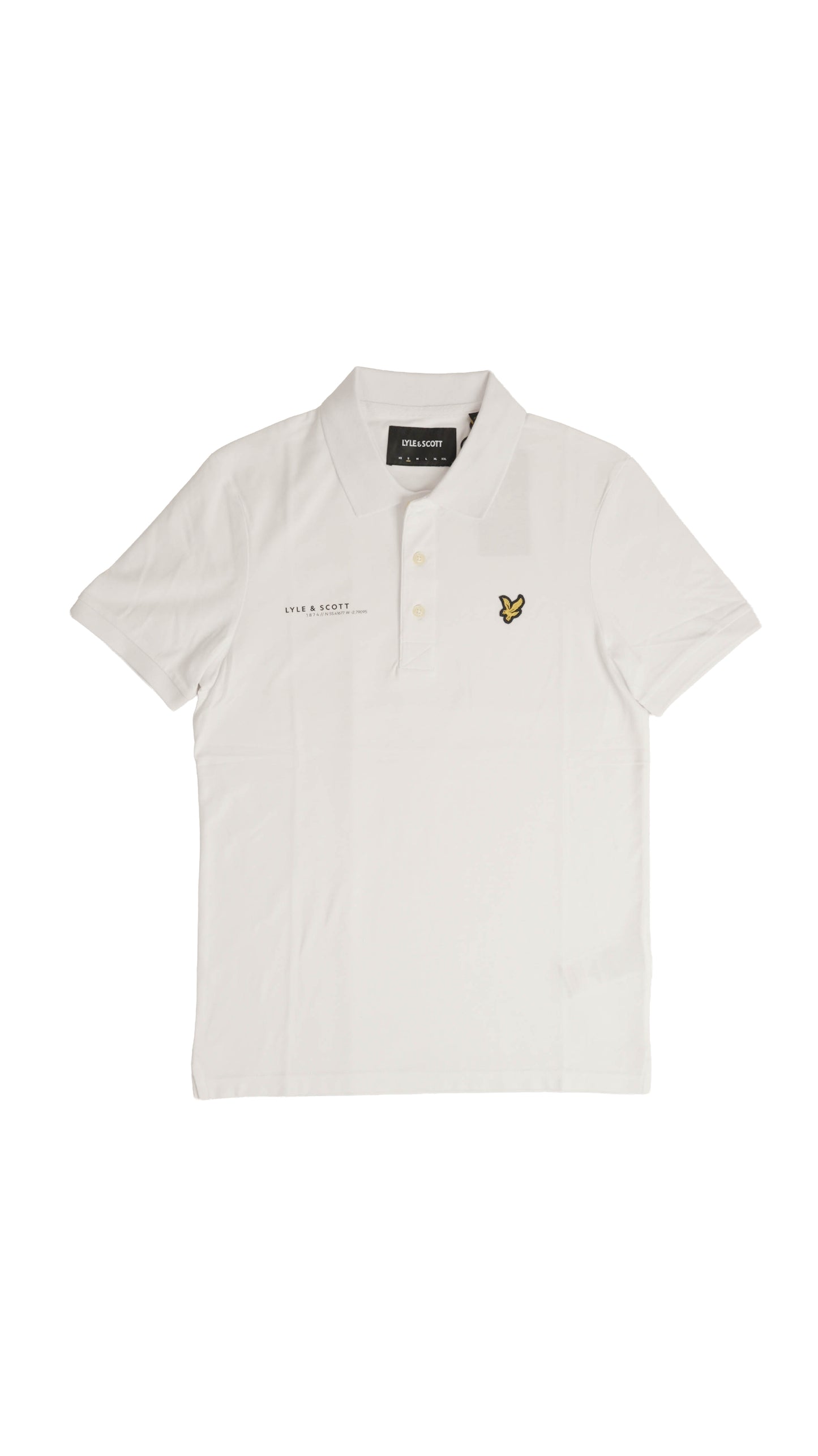 Lyle & Scott Bela Majica na Kragnu