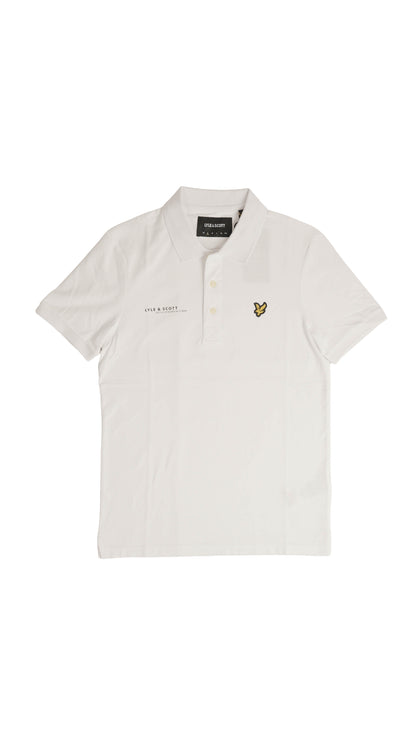 Lyle & Scott Bela Majica na Kragnu