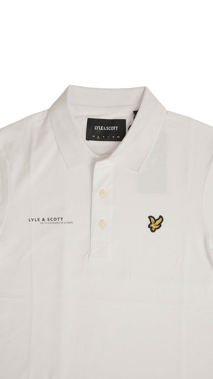 Lyle & Scott Bela Majica na Kragnu