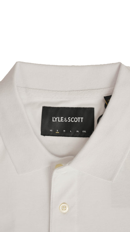 Lyle & Scott Bela Majica na Kragnu