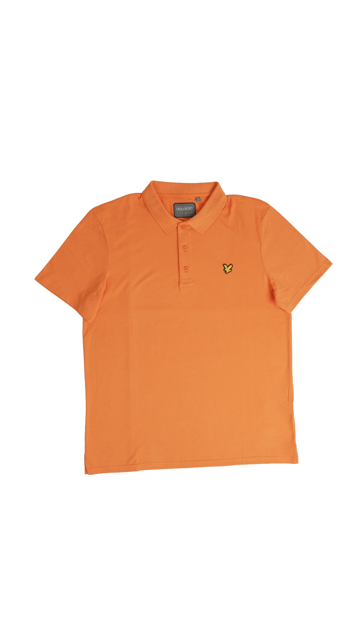 Lyle & Scott Narandžasta Majica na Kragnu