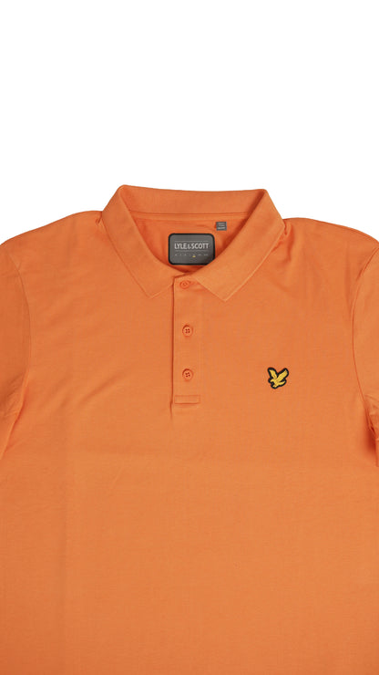 Lyle & Scott Narandžasta Majica na Kragnu