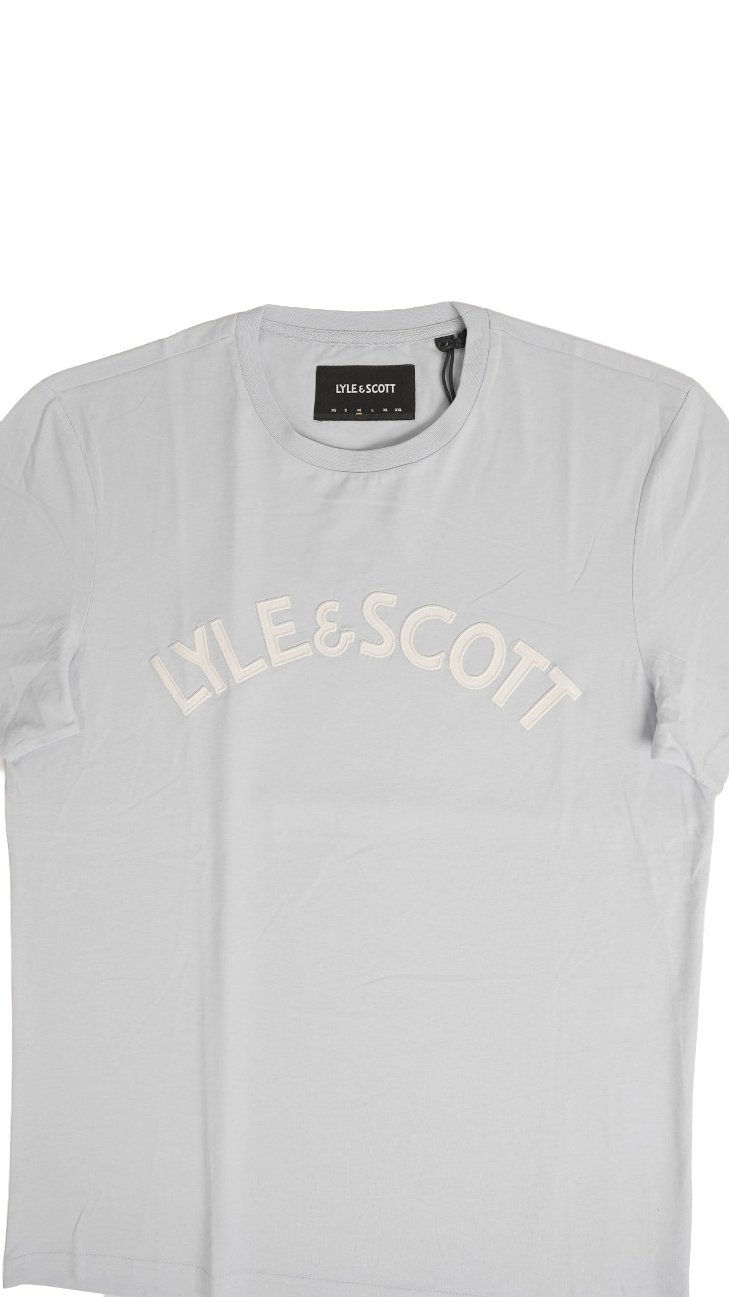 Lyle & Scott Baby Plava Majica sa Text Printom