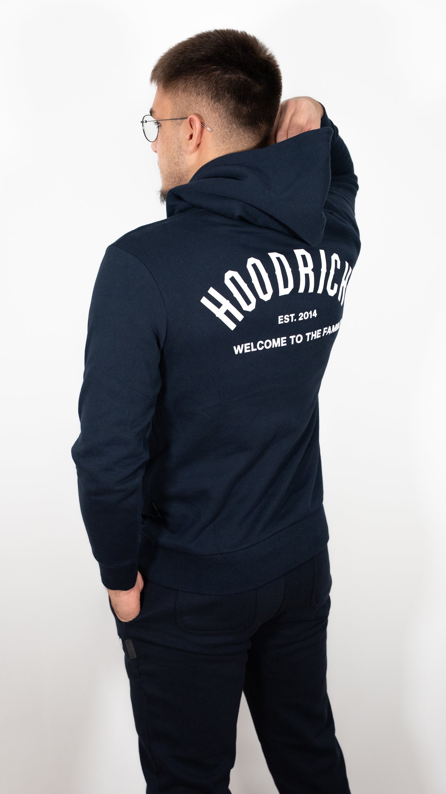 HOODRICH Teget Komplet sa Logom i Logom na Leðima