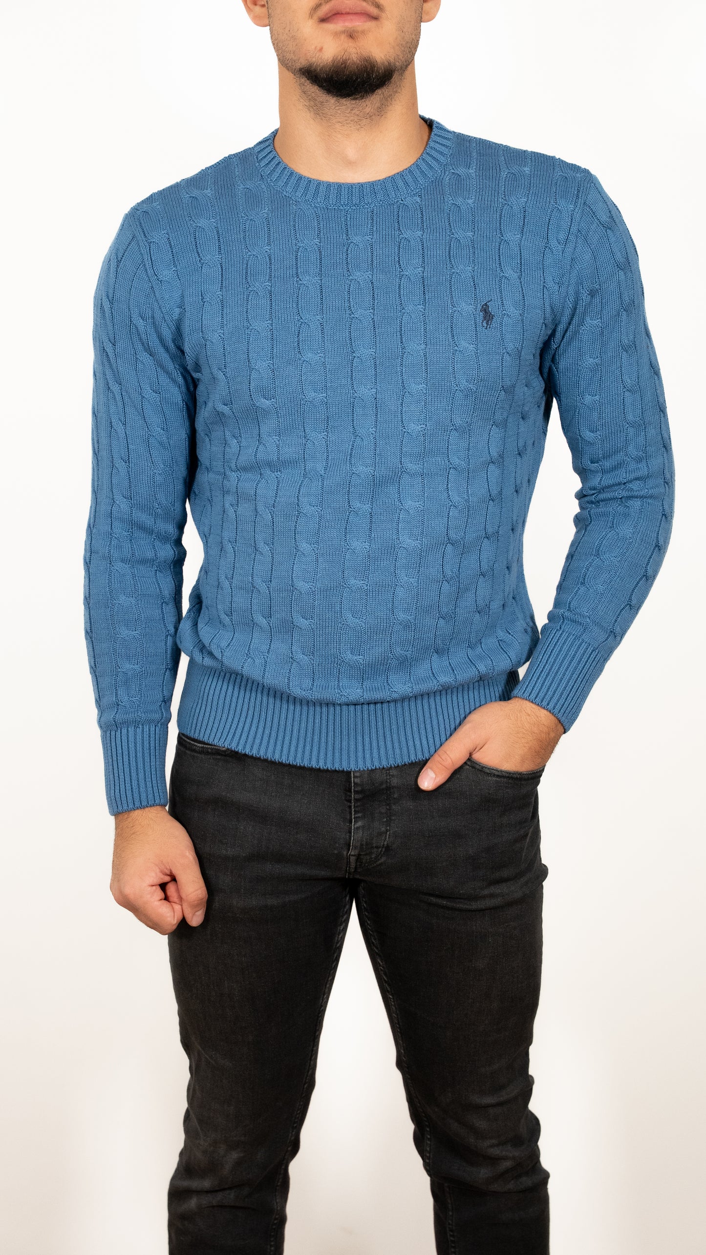 Polo Ralph Lauren Plavi Džemper sa Minimalistic Logom