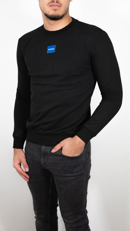 HUGO Blue Crni Duks sa Box Logom