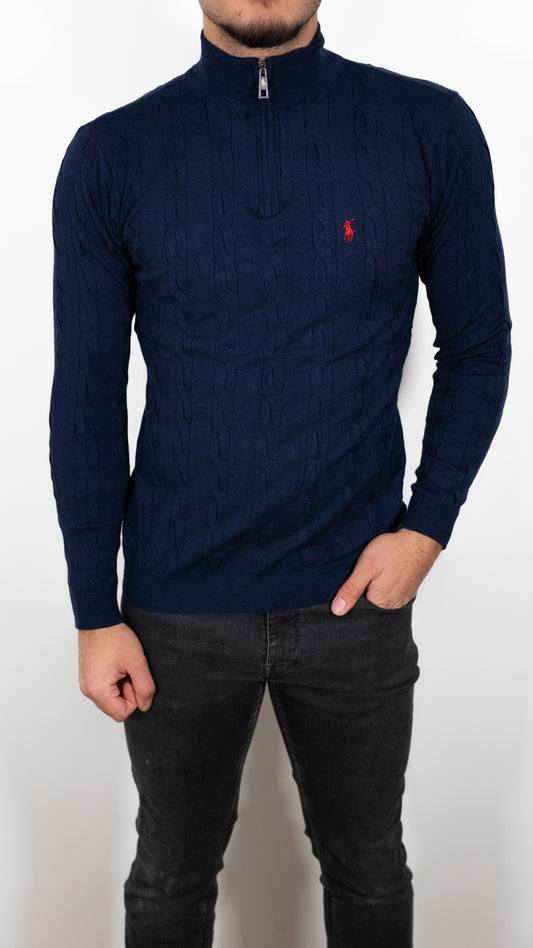 Polo Ralph Lauren Teget Quarter-Zip Džemper