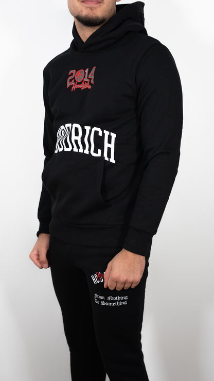 HOODRICH Crna Komplet Trenerka sa Money Collector Printom na Leðima