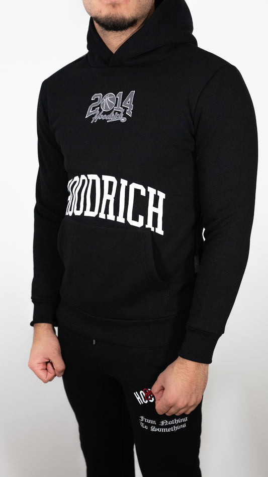 HOODRICH Crni Duks sa Money Collector Printom na Leðima