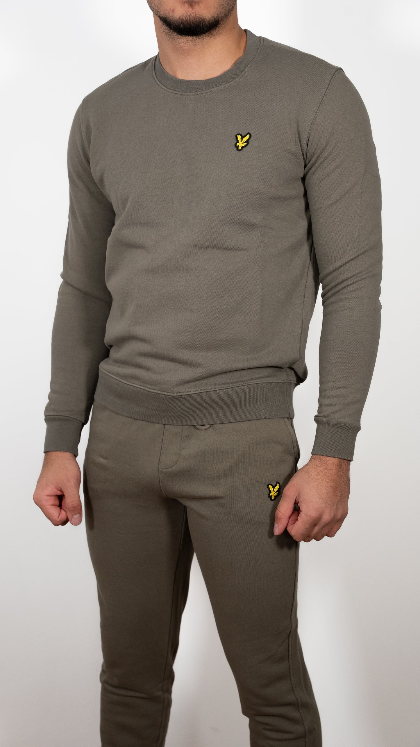 Lyle & Scott Vintage Maslinasti Komplet sa Vintage Šivenim Logom