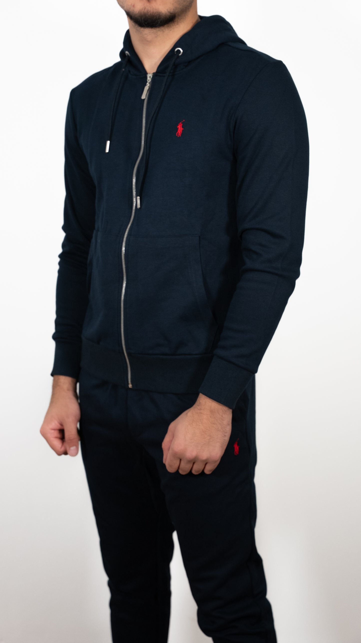 Polo Ralph Lauren Teget Full-Zip Komplet sa Basic Minimalistic Logom