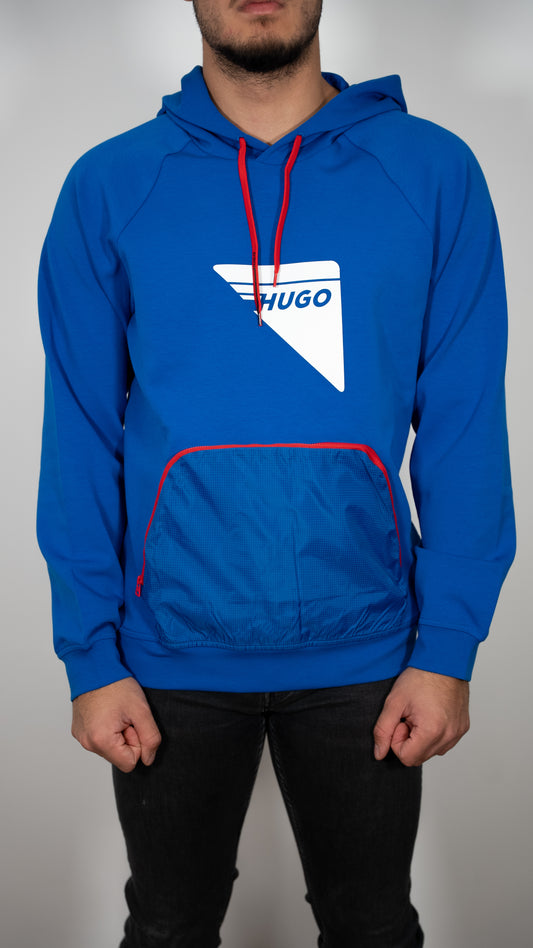 HUGO Plavi Duks sa Logom i Džepom