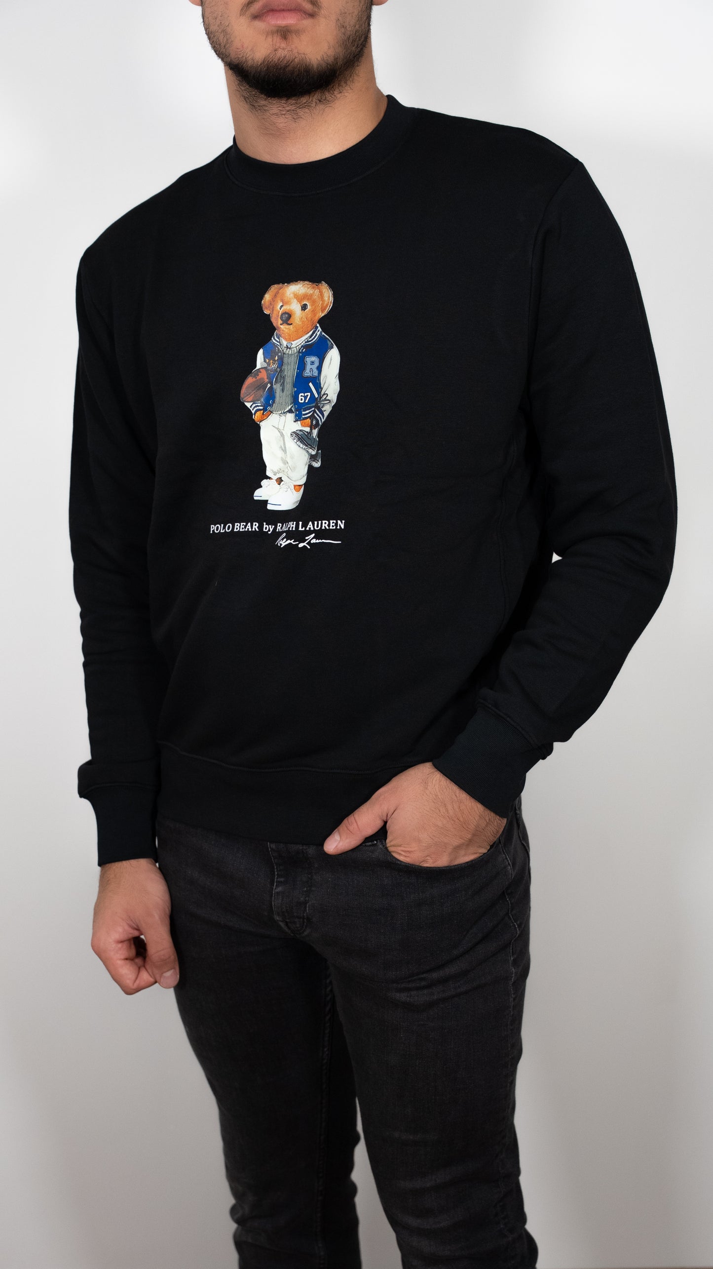 Polo Ralph Lauren Crni Duks sa Rugby