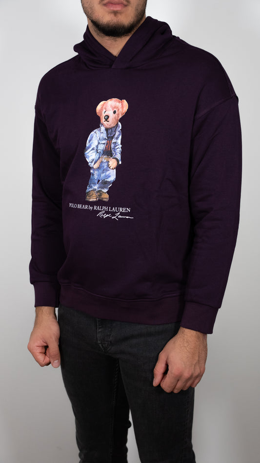 Polo Ralph Lauren Ljubičasti Duks sa Elegant Bear Logom