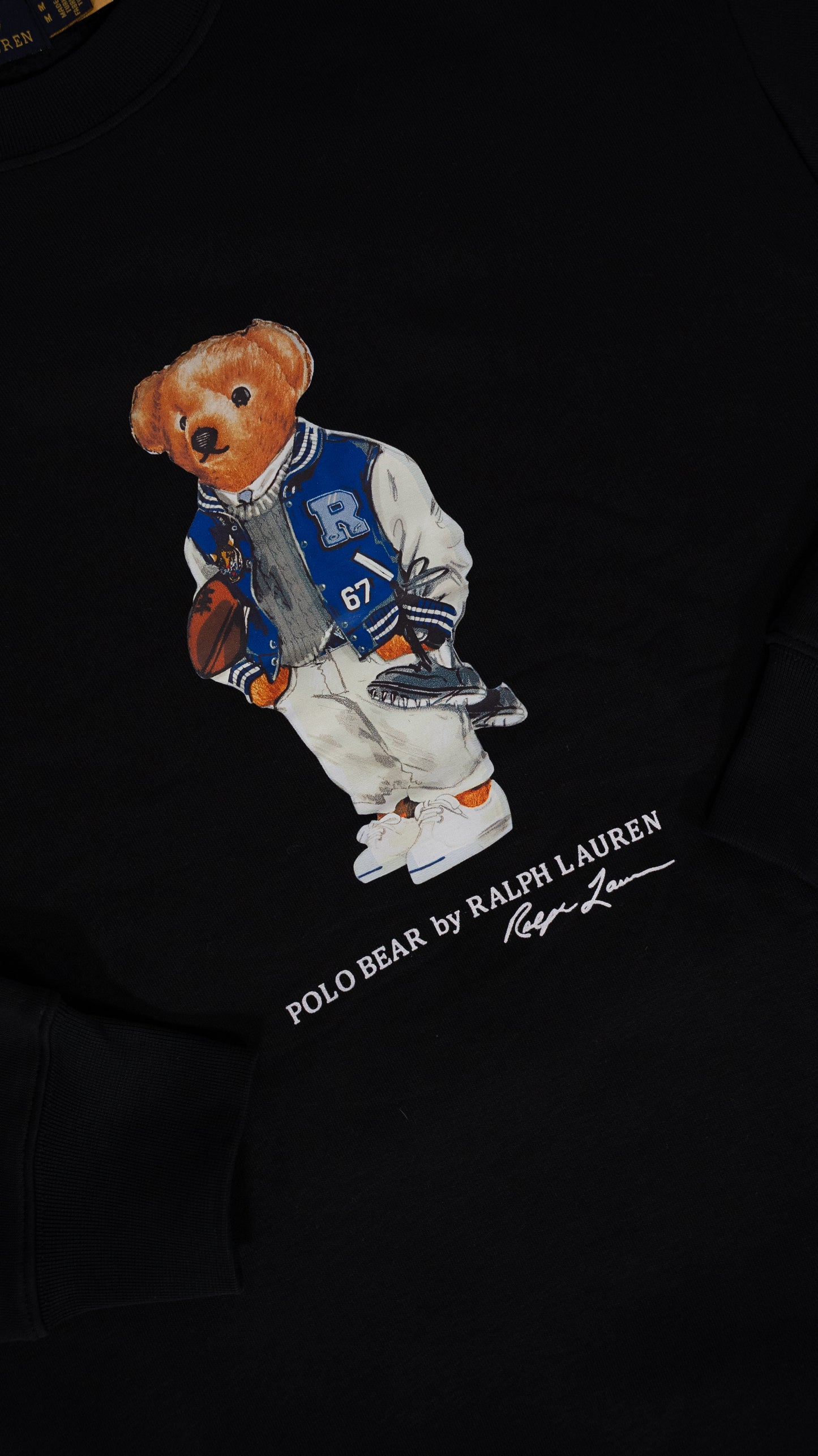 Polo Ralph Lauren Crni Duks sa Rugby