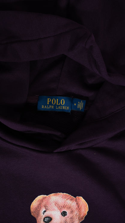 Polo Ralph Lauren Ljubičasti Duks sa Elegant Bear Logom