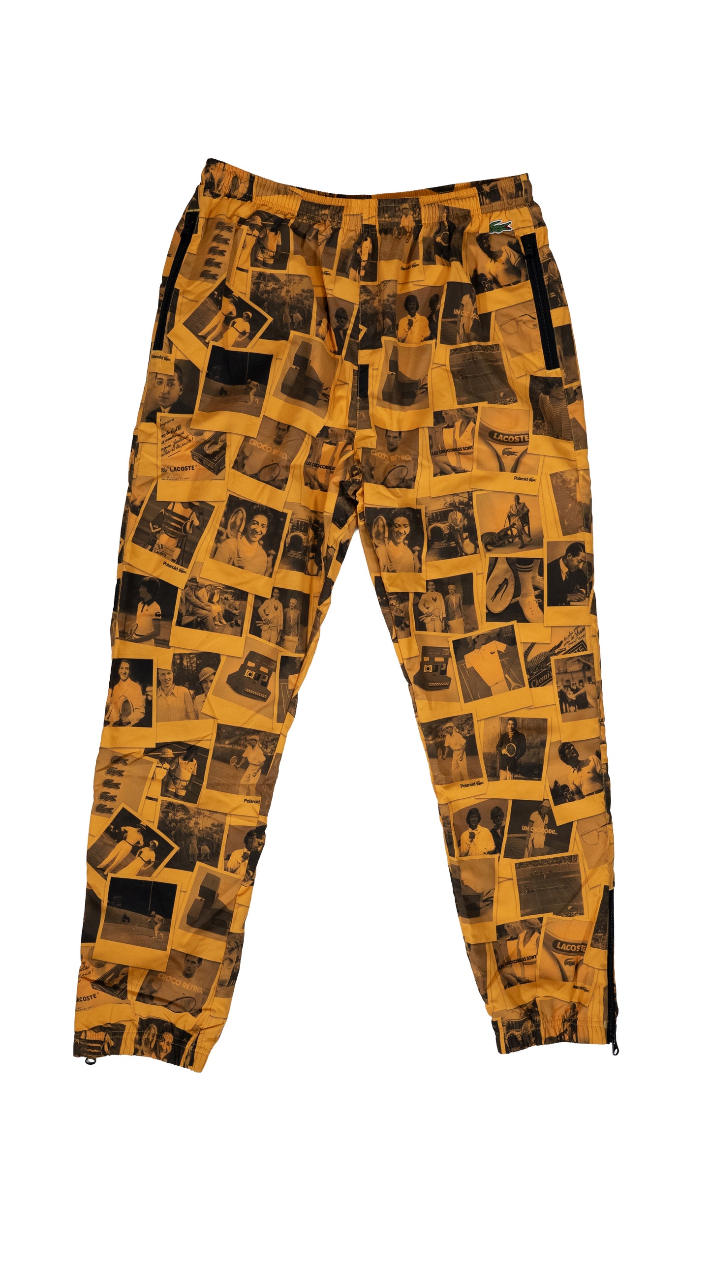 Lacoste x Polaroid Krem Šuškava Trenerka sa All-Over Printom