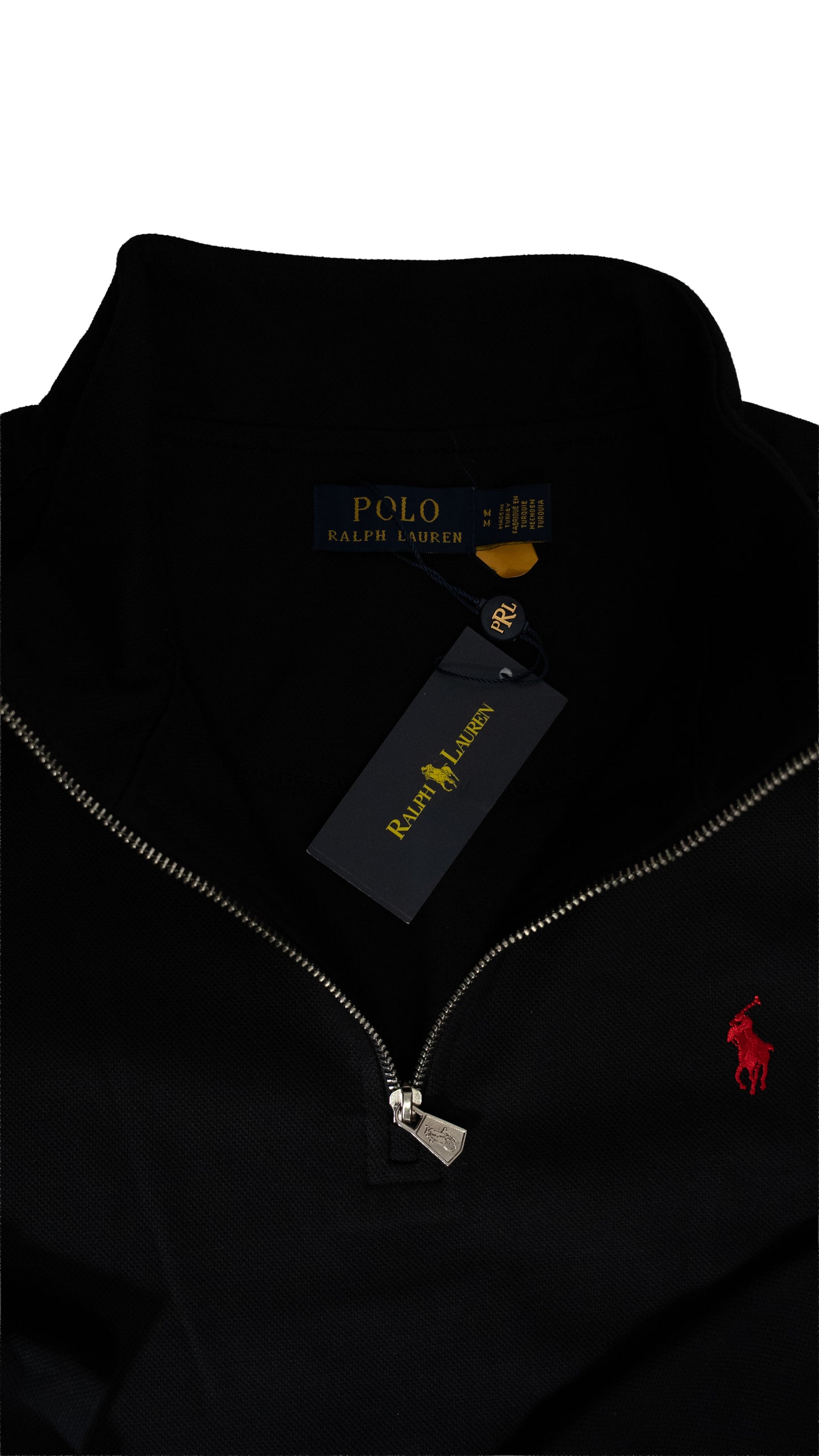 Polo Ralph Lauren Crni Quarter-Zip Elegant Duks
