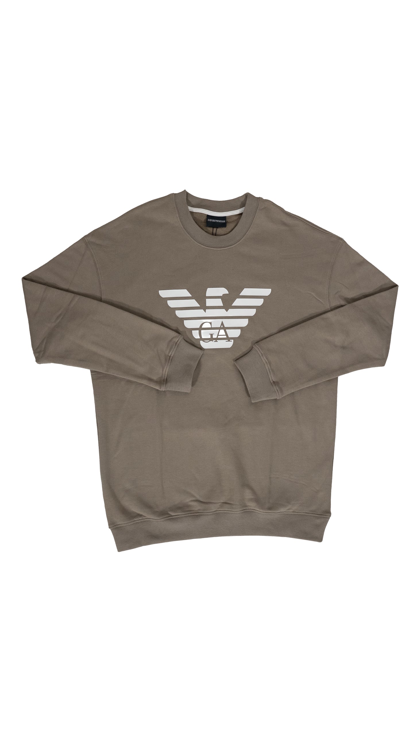 Emporio Armani EA7 Krem Duks sa GA Logom