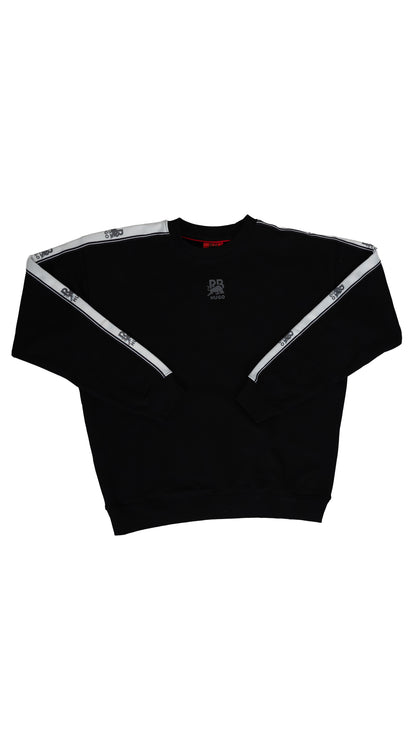 HUGO x Red Bull Crni Duks sa Logom na Rukavima