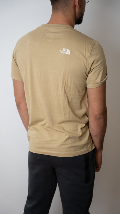 The North Face Krem Majica sa Logom na Leðima