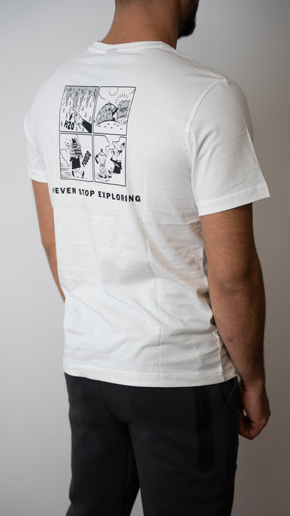 The North Face 'Bialleti' Bela Majica sa Printom na Leðima