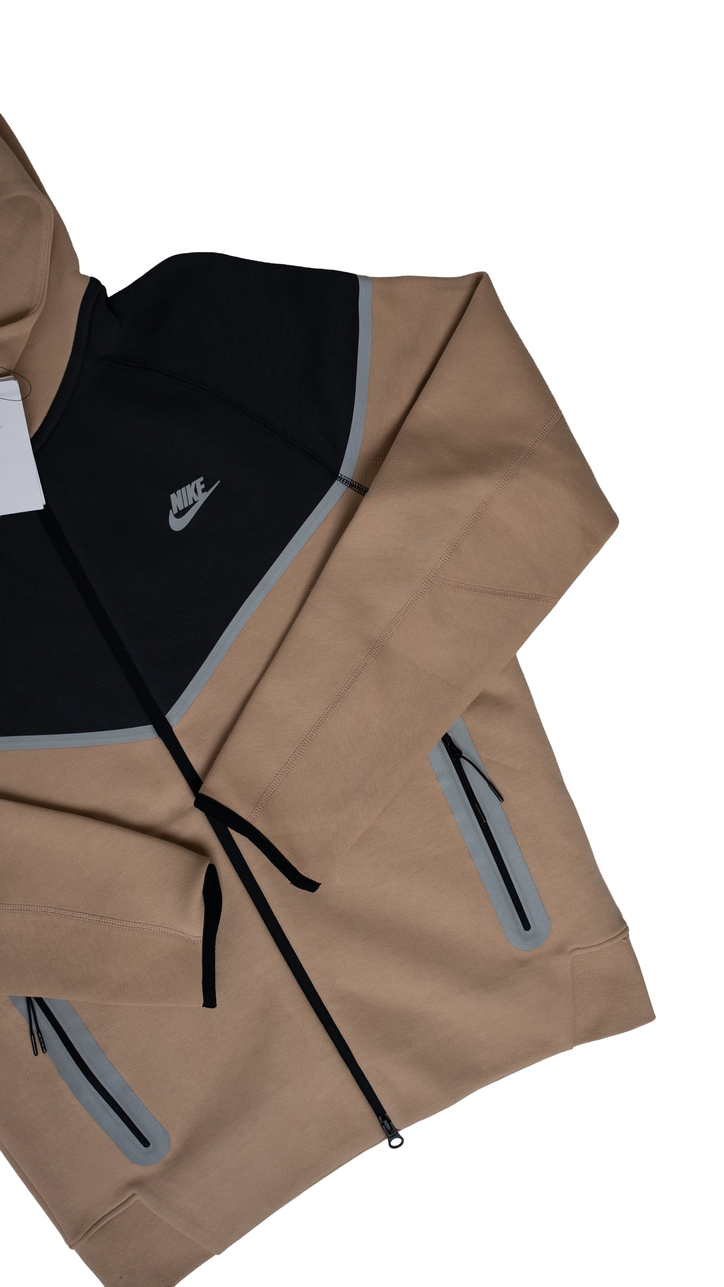 Nike Tech Fleece Krem Crni Duks
